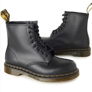 Doc Marten’s 8-eye Matte Black Classic Boots